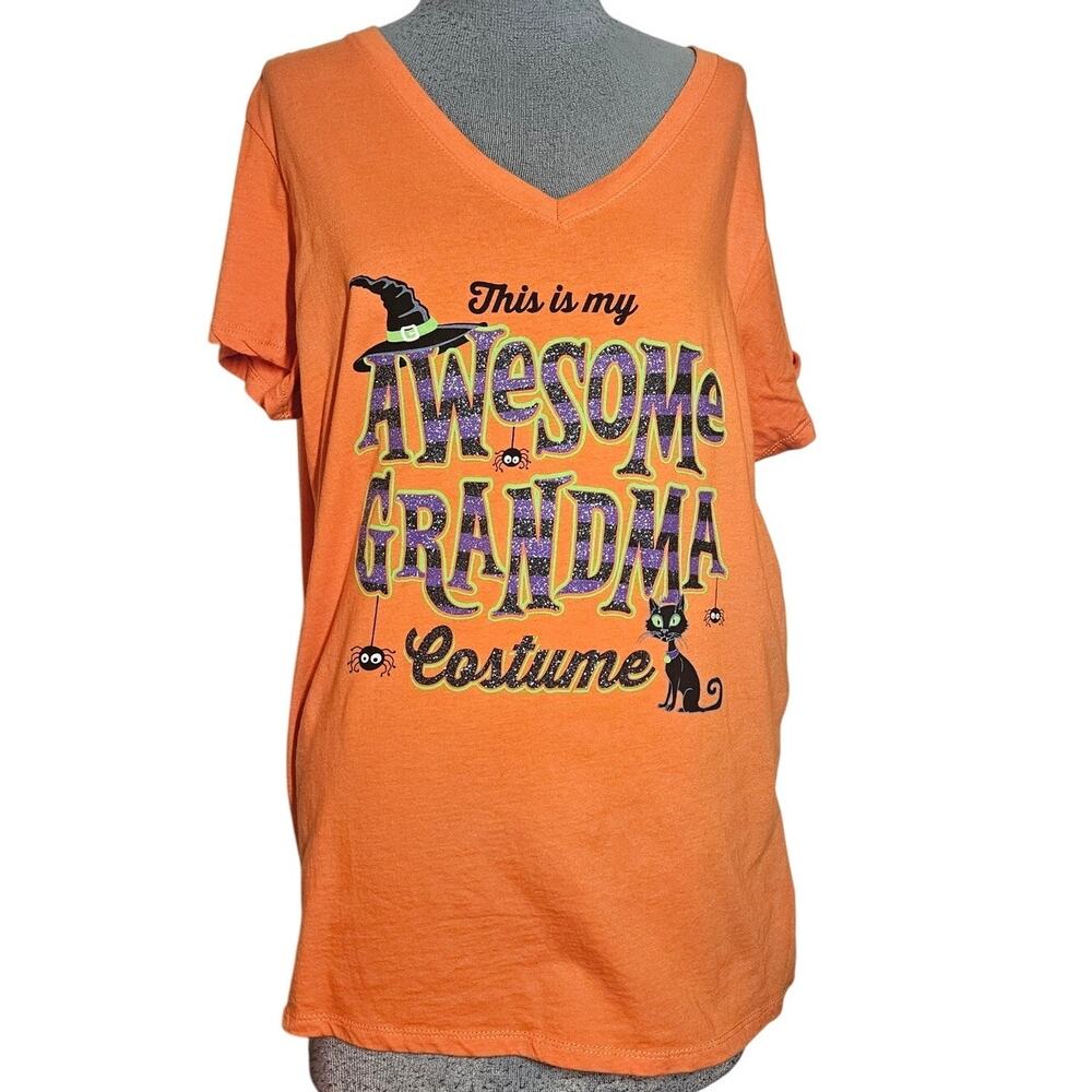 This is my Awesome Grandma Costume Halloween Tee Shirt Size 2X